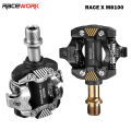 RACEWORK DEORE M8100 Pedal Self-locking Pedal Ultra-light Mountain Bike Lock Pedal with SH-51 Locking Clip Racing Cycling Parts. 