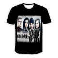 Tokio Hotel rock band 3D print T-shirts streetwear casual men women fashion Short Sleeve T shirt o-neck kids tees tops clothing. 