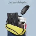 Wireless Keyboard and Mouse Set: Compact Bluetooth Keyboard (Rechargeable) with Matching Mouse. English Ergonomic Design for a Comfortable Experience on iPad, Tablets, Phones, Laptop, Android, iOS, and Windows. 