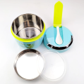 QQ 2 TIER STAINLESS STEEL LUNCH BOX 1000 ML..