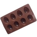 【Aesth Diary Store】（NEW）8 Eggs Shaped Easter Silicone Baking Mold Pastry Chocolate Mold Pudding Ice Tray Mould Easter DIY Mold Crafts. 