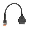 New Motorcycle OBD2 Diagnostic Cable Adapter 4Pin 32cm/12.6in Fit For Davidson. 