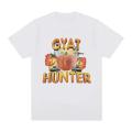 Gyat Hunter Funny Meme T-shirt Women's Fashion Retro Short sleeved T-shirt Casual Loose Large T-shirt Street Clothing. 
