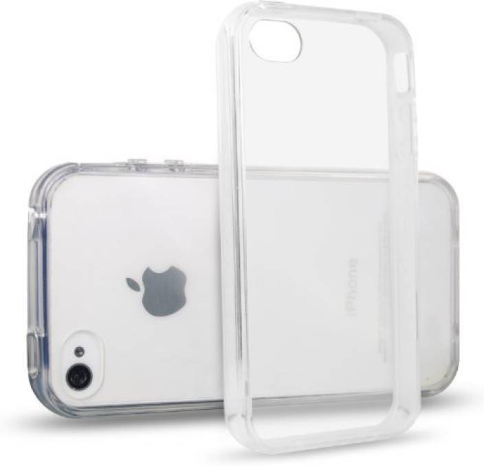 For Apple iPhone 4 and iPhone 4S Mobile Case Transparent Soft Silicone Back Cover