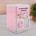 Electric Money Bank for Kids, Kids Money Bank, Password Safe Money Bank,Electric Piggy Bank, Mini Atom Electronic Coin Bank Box for Password Lock Case.