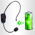 Radio FM Wireless Headset Microphone Handsfree Megaphone Mic for Loudspeaker for Amplifier Voice Speaker Teaching Tour Guide. 