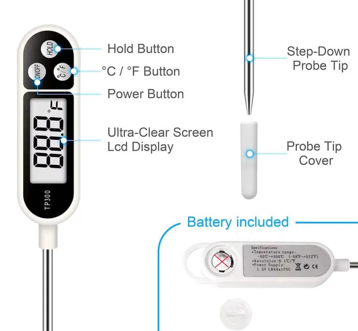 Electronic%20Digital%20Bbq%20Thermometer%20-50%20To%20300'C%20Instant%20Read%20Oven%20Thermometer%20Tools%20Probe%20Household%20Thermometer%20With%20Long%20Probe%20-%20Thermometer%20-%20Image%202