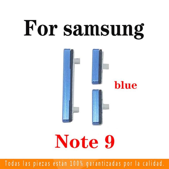 Power button For Samsung Galaxy Note 8 N950 F Note 9 N960 F Power and Side Button Keys button on off volume up and down button on the side Replacement Part