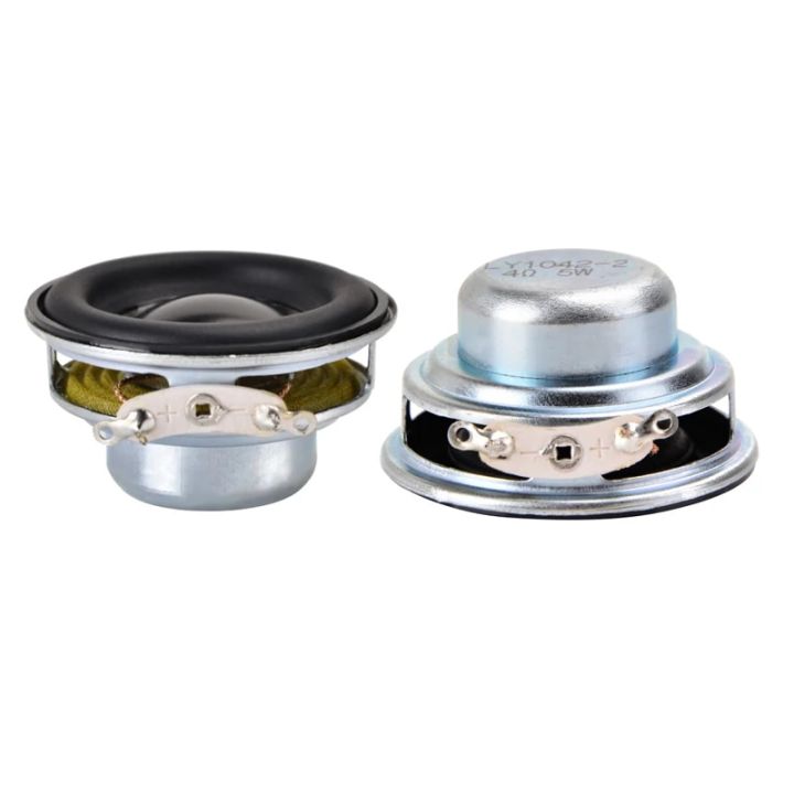 2Pcs/lot 40MM 4 Ohm 5W Audio Portable Speakers 1.5 Inch 16 Core Small Full Range Rubber Side NdFeB Waterproof DIY Speaker