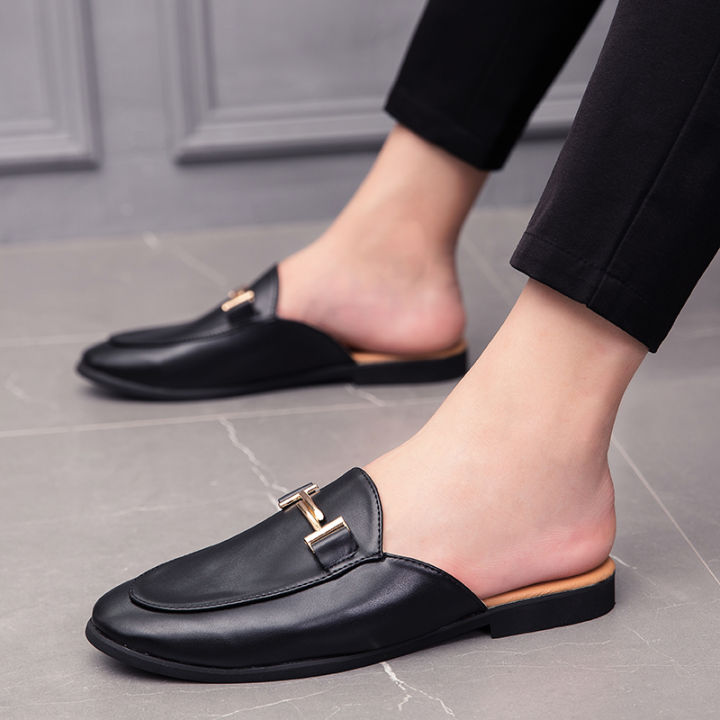 Loafers%20Men%20Casual%20Shoes%20Men%20Flat%20Muller%20Shoes%20Brogue%20Fashion%20Club%20Comfort%20Slippers%20Summer%20Gents%20Shoes%20Half%20Drag%20Retro%20Social%20-%20Image%203