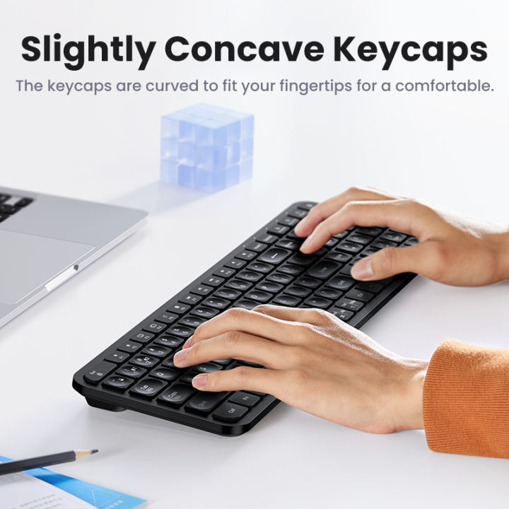 UGREEN%20Mice%20and%20Keyboard%20Wireless%20Bluetooth%20&%202.4GHz%20Keycaps%20for%20Laptop%20MacBook%20iPad%20PC%20Tablet%20Bluetooth%20Keyboard%20-%20Image%203