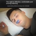 Micro Electric Anti Snoring Device Smart EMS Pulse Sound Rechargeable Sleep Apnea Stop Snore Aid Sleeping Men Women. 