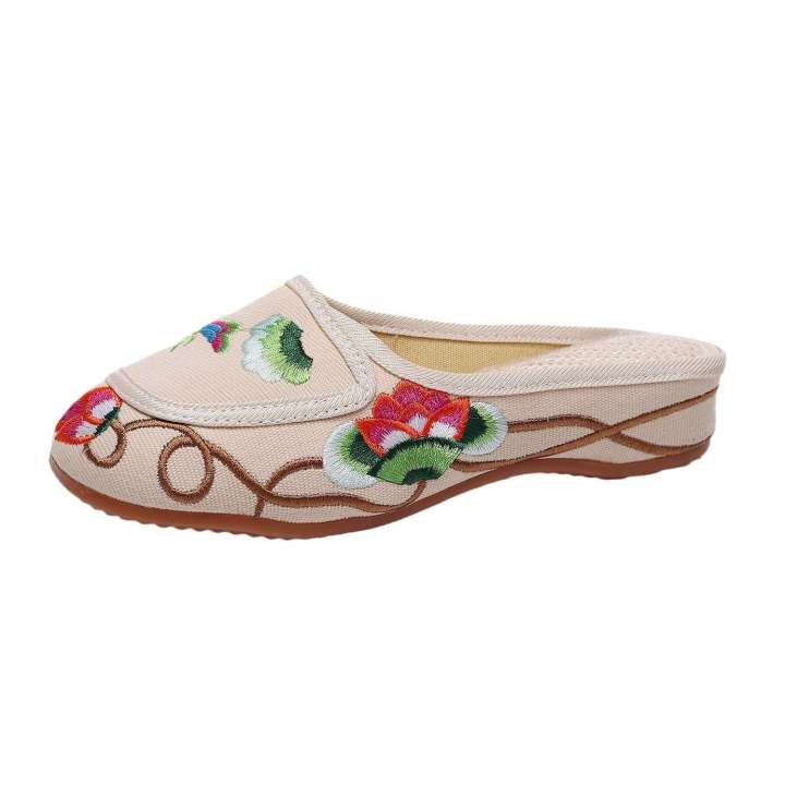 Slippers,%20Chinese%20style,%20spring%20and%20summer%20embroidered%20cloth%20shoes,%20baotou,%20home%20half%20slippers,%20women's%20external%20wearing%20slippers%20-%20Image%205