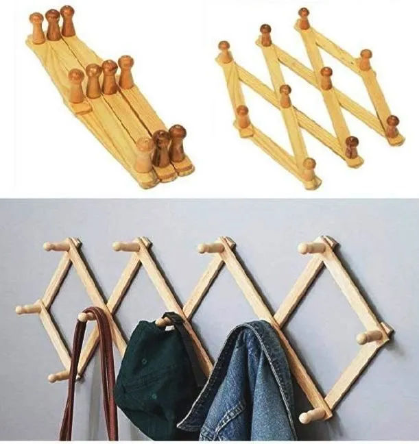 Wooden%20Wall%20Mounted%20Cloth%20Hook%20wooden%20Adjustable%20Hanger%20folding%20Hanger%20-%20Image%203