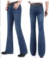 Men's Flare Jeans Mid-Rise Elastic Flare Jeans Fashion Men Flare Jeans Men's Denim Pants Multiple Color Size 26-40. 