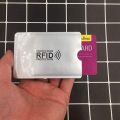 Card Holder, Advanced Shielding For Bank Cards And ID Cards, Durable Aluminum.
