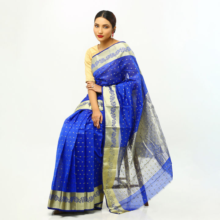 Deep%20-%20Blue%20Color%20Comfortable%20Semi%20Katan%20Saree%20for%20Women%20Without%20Blouse%20Piece%20-%20Home%20Office%20Partywear%20-%20Suitable%20for%20Every%20Occasion%20-%20Image%204