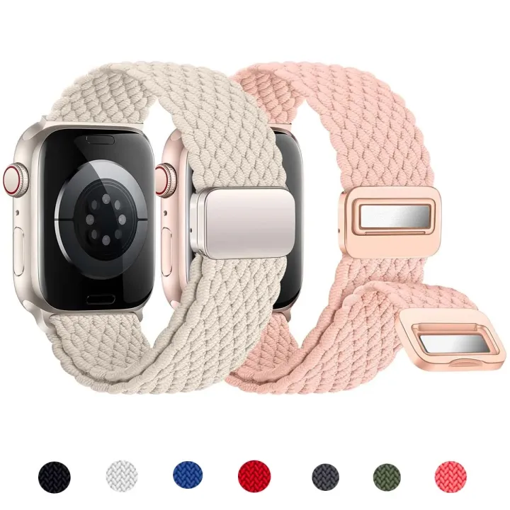 Nylon%20Braided%20Strap%20For%20Apple%20Watch%20Band%2044mm%2040mm%2045mm%2049mm%2041mm%2038mm%2042mm%20magnetic%20buckle%20Bracelet%20iWatch%20series%20se%201%202%203%204%205%206%20SE%207%208%209%20Ultra%20-%20Image%202