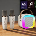 K12 Bluetooth 5.3 Karaoke Machine With Wireless Microphone Portable Speaker KTV Karaoke Microphone Home Family Singing Device. 
