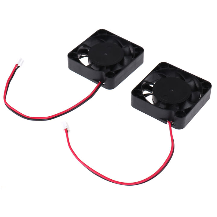 Small Computer Fan Rectangular 2pcs 12V Mini Cooling Computer Fan - Small 40mm x 10mm DC Brushless 2 ...