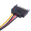 SATA TO IDE Power Cable 15 Pin SATA Male to Molex IDE 4 Pin Female Cable Adapter. 