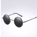 New Brand Black Designer Classic Polarized Round Sunglasses. 