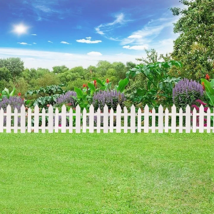 14PCS%20outdoor%20PVC%20white%20fence%20garden%20pet%20decoration%20cage%20-%20Image%202