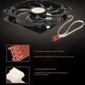 COOLER MASTER 120 120mm PWM Chassis Fan Gale Volume Silent Fan 12025 Chassis Fan (Blue Light). 