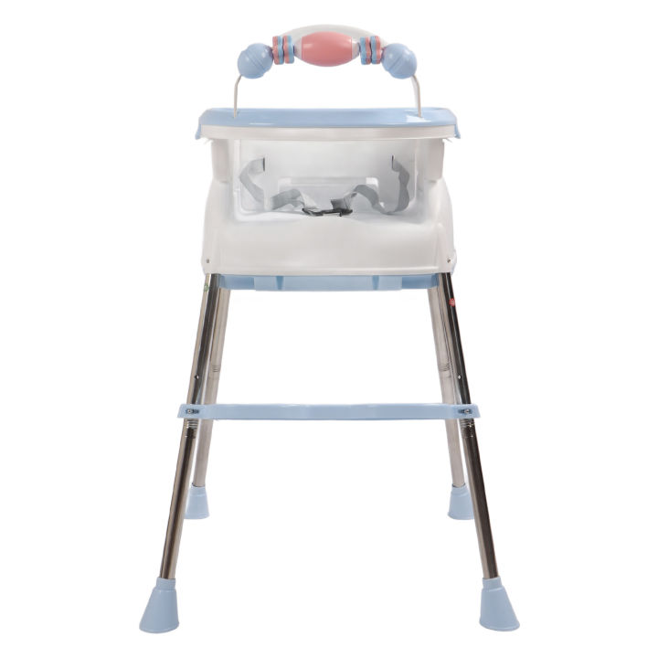 Baby Dining Chair Blue Adjustable Height Toddler Dining Chair Safe for Home