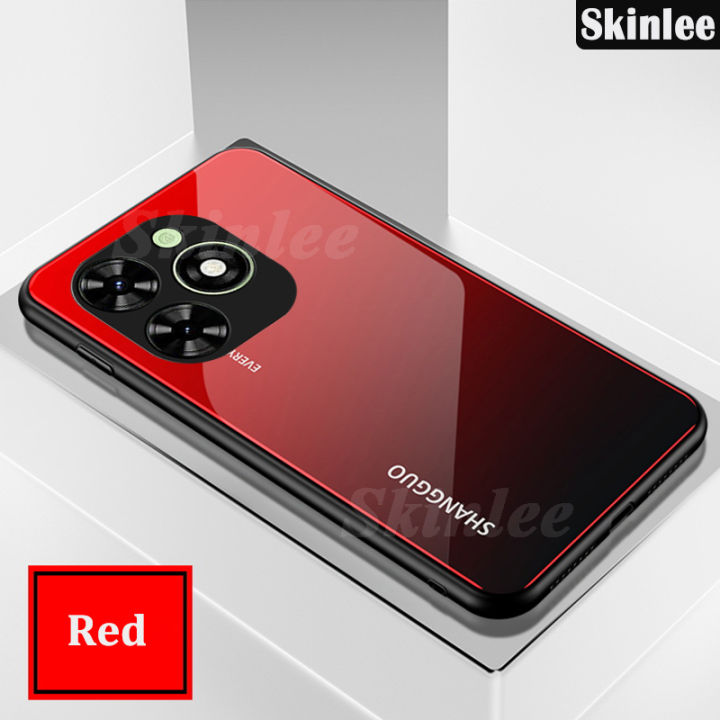 Phone%20case%20For%20Tecno%20Spark%20Go%202024%20Back%20cover%20Gradient%20Tempered%20Glass%20Protector%20Mirror%20Hard%20Cover%20For%20Tecno%20Spark%20Go%202024%20Cover%20cases%20-%20Image%205