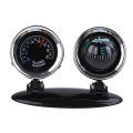 2 in 1 Guide Ball Car Compass Thermometer Car Ornaments Direction Dashboard Ball. 