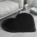 Digood Soft Rug Fluffy Silky Carpet Heart Shape No Slip Mats Girls Bedroom Decor (Red): Clothing. 