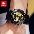 OLEVS Electronic Watch Relo for Men  Waterproof  Now Luminous Multifunction Sport Cool Fashion 1102. 