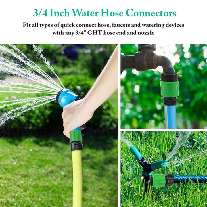 Garden%20Quick%20Connect%20Release%20Water%20Hose%20Fittings%20Plastic%20Connectors,%20Male%20&%20Female%203/4%20Inch%20GHT%2010Pcs%20-%20Image%205