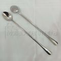 long hundle  spoon 2pcs  heavy long hundle pickle spoon silver color spoon carry design spoon 24 cm long pickle spoon. 