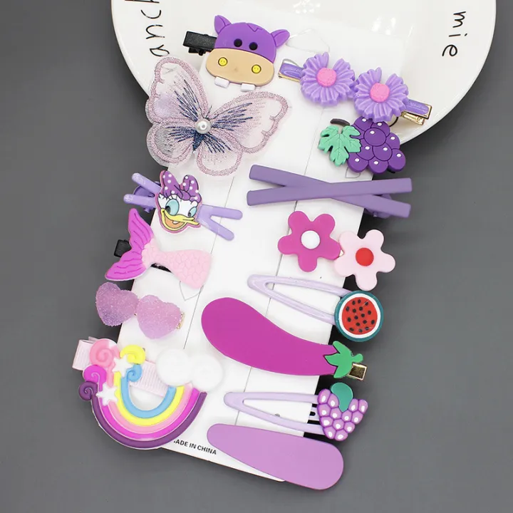 14%20Pieces%20Set%20colourful%20Hair%20Clips%20For%20Girl%20and%20Children%20-%20Image%209