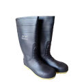 Rain boots manufacturers high-top steel toe steel bottom oil-resistant acid and alkali resistant industrial and mining boots waterproof rubber shoes safety protection anti-slip rain boots. 