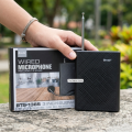 BRODU BTS-1385 Bluetooth, USB, TF Card & FM Radio Supported 5W Wireless Speaker With Wired Mic.