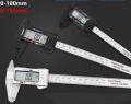 2kinds Black 100mm/150mm LCD Digital Electronic Carbon Fiber Vernier Caliper Gauge Micrometer Measuring Tool.