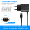 Suitable for Philips Norelco Shaver, A00390 Charger Power Cord Adapter EU Plug. 