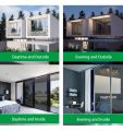 One Way Vision Window Film Stained Daytime Privacy Mirror Reflection Self Adhesive Window Tint for Home Solar Heat Insulation. 