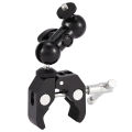 Multi-Function Ball Head Adapter Arm Mount with Adjustable Clamp Accessory for Cameras.