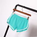 Women’s home leisure pure Color Fashion Yoga beach candy color sports shorts A46. 