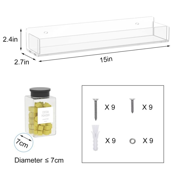 Wall%20Mounted%20Spice%20Rack%20Organizer,Clear%20Acrylic%20Spice%20Shelf%20Storage%20Holder%20for%20Wall%20Kitchen%20Pantry%20Cabinet%20Door%204%20Pack%20-%20Image%209