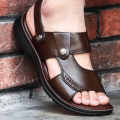 New Stylish Fashionable Trendy AT Leather Sandal For Men - Sandal - Sandals For Men. 