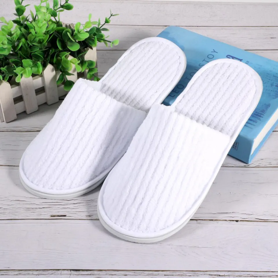 Pair Disposable Slippers Hotel Travel Slipper Sanitary Party
