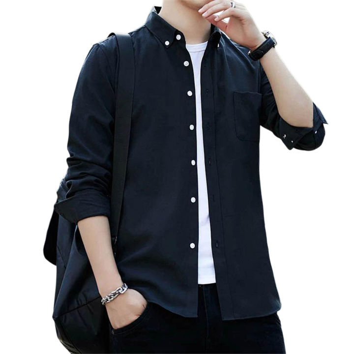 Cotton Casual Shirt for Men - Black