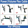 Power And Volume Flex For iPhone 6 6P 6s Plus Mute Button Silent Switch Flex Cable With Bracket Replacement. 