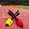 Torpedo Throwing Ball PU Foam Vortex Football Children's Outdoor Throwing Toy Javelin Ball Rocket Darts Toy Torpedo Game. 