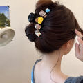 Cute Cartoon Biscuits Hair Claw For Women Girls Creative Headwear Lovely Bear Shark Clips Fashion Hairpin Funny Hair Accessories Conbo.